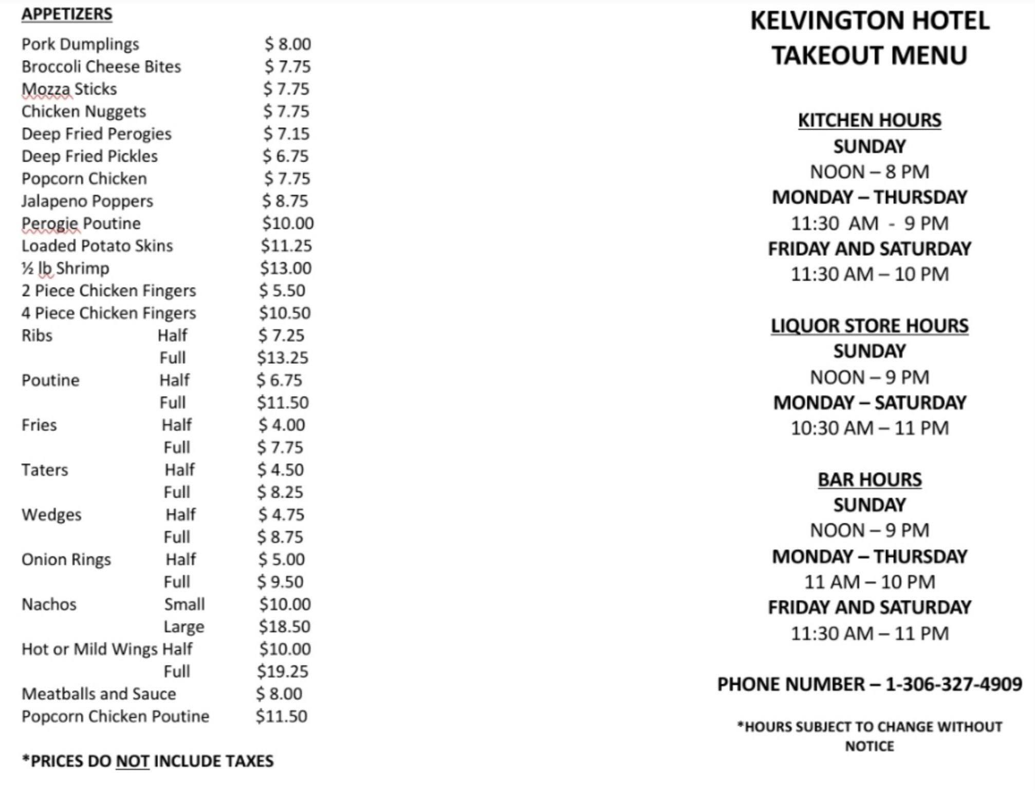 Kelvington Hotel & Bar
